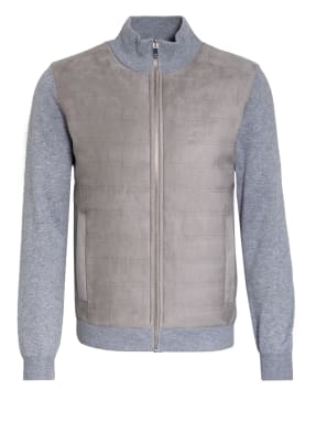 REISS Strickjacke im Materialmix