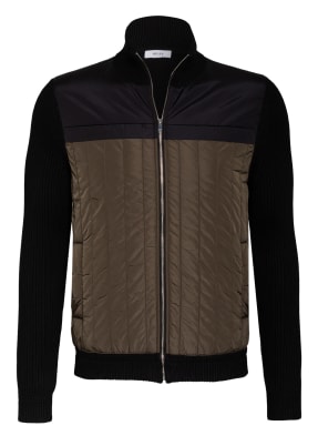 REISS Strickjacke LANGLY im Materialmix