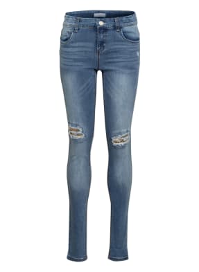 name it Destroyed Jeans mit Paillettenbesatz