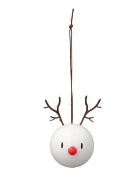 Hoptimist 2er-Set Weihnachtskugeln REINDEER