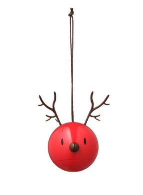 Hoptimist 2er-Set Weihnachtskugeln REINDEER