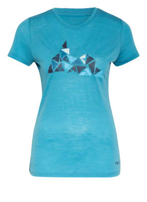 me°ru' T-Shirt STATHELLE mit Merinowolle