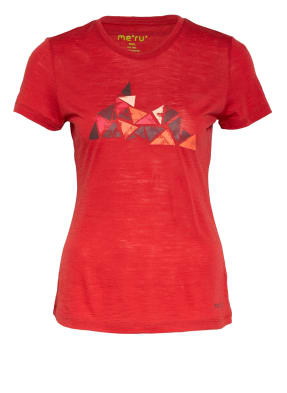 me°ru' T-Shirt STATHELLE mit Merinowolle