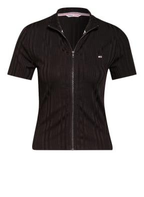 TOMMY JEANS Strickshirt mit Reißverschluss