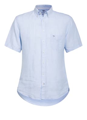 FYNCH-HATTON Kurzarm-Hemd Slim Fit aus Leinen