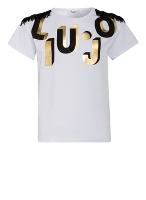 LIU JO T-Shirt mit Schmucksteinbesatz