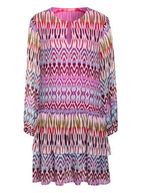yippie hippie Kleid mit Volantbesatz