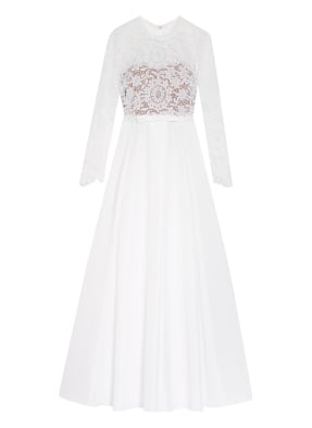 self-portrait Brautkleid mit Spitzenbesatz