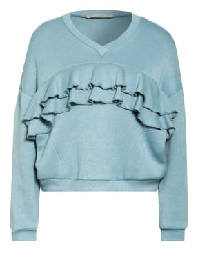 RINASCIMENTO Pullover mit Rüschenbesatz