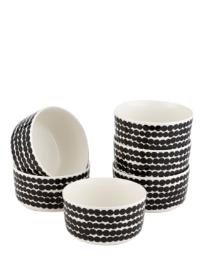 marimekko 6er-Set Schalen OIVA/SIIRTOLAPUUTARHA