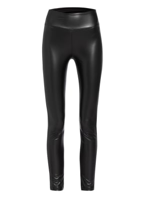 KARO KAUER Leggings SHINY in Lederoptik