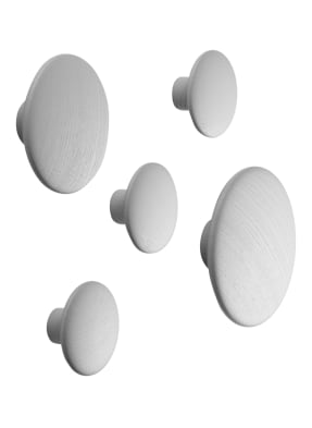 MUUTO 5-tlg. Wandhaken-Set DOTS WOOD