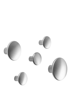MUUTO 5-tlg. Wandhaken-Set DOTS METAL