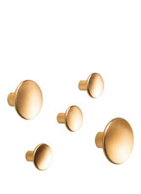 MUUTO 5-tlg. Wandhaken-Set DOTS METAL
