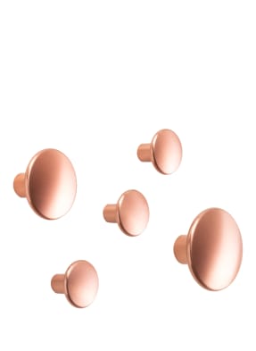 MUUTO 5-tlg. Wandhaken-Set DOTS METAL