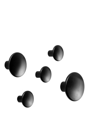 MUUTO 5-tlg. Wandhaken-Set DOTS METAL