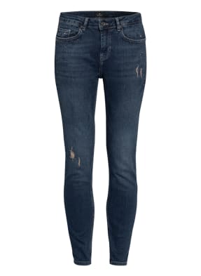 monari Skinny Jeans mit Schmucksteinbesatz