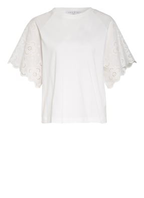 sandro T-Shirt mit Lochspitze