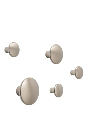 MUUTO 5-tlg. Wandhaken-Set DOTS METAL