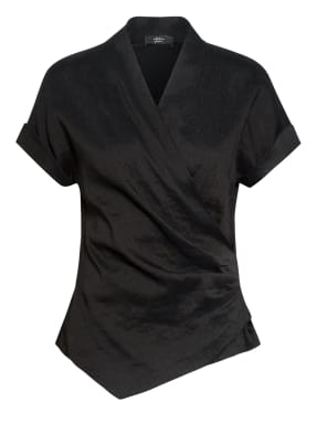 MARC CAIN Wickelbluse mit Leinen