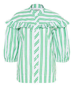 GANNI Bluse mit 3/4-Arm
