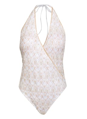 MISSONI Neckholder-Badeanzug mit Glitzergarn