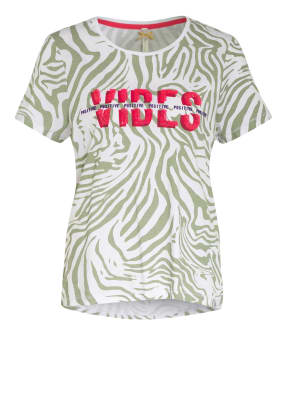 KEY LARGO T-Shirt CLUB mit Paillettenbesatz