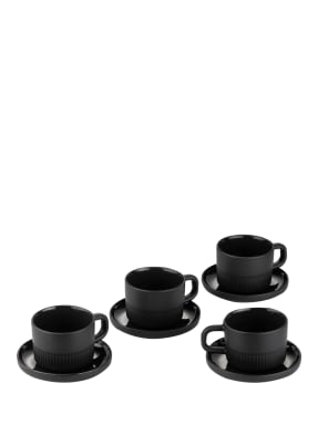 Marc O'Polo 4er-Set Espressotassen MOMENTS mit Untertasse