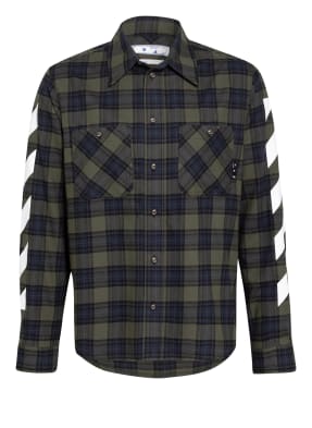 Off-White Flanellhemd Comfort Fit