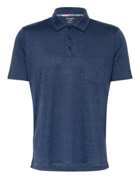 OLYMP Jersey-Poloshirt modern fit aus Leinen 