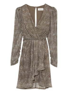 Berenice Kleid in Wickeloptik mit Glitzergarn