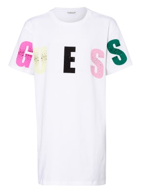 GUESS T-Shirt mit Schmucksteinbesatz