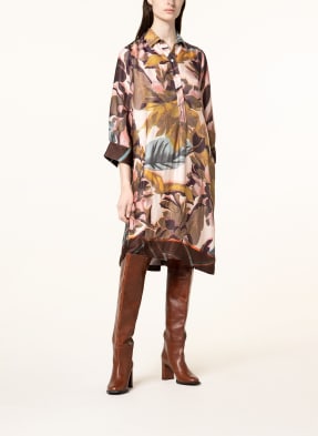 floer Hemdblusenkleid mit 3/4-Arm