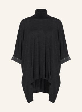 BRUNELLO CUCINELLI Rollkragenpullover mit Schmucksteinbesatz