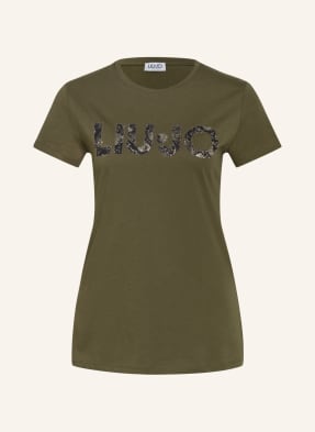 LIU JO T-Shirt mit Schmucksteinbesatz