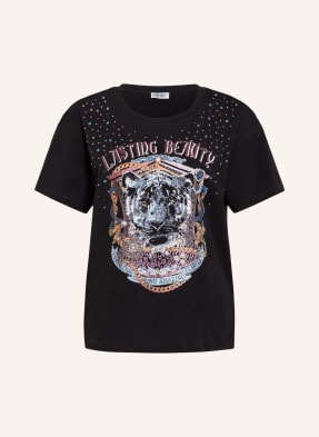 LIU JO T-Shirt mit Schmucksteinbesatz