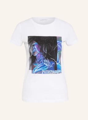 PATRIZIA PEPE T-Shirt mit Schmucksteinbesatz