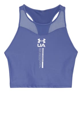 UNDER ARMOUR Cropped-Top UA ISO-CHILL mit Mesh-Einsatz