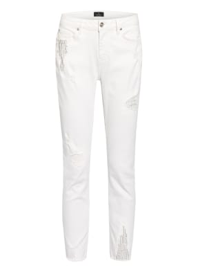 monari Skinny Jeans mit Schmucksteinbesatz