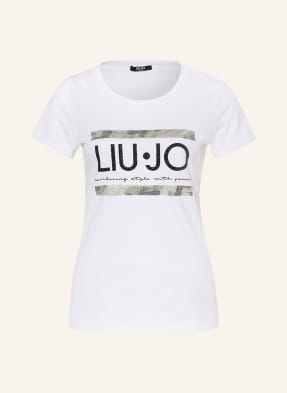 LIU JO T-Shirt mit Schmucksteinbesatz