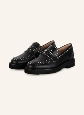 STUART WEITZMAN Penny-Loafer PARKER mit Perlenbesatz