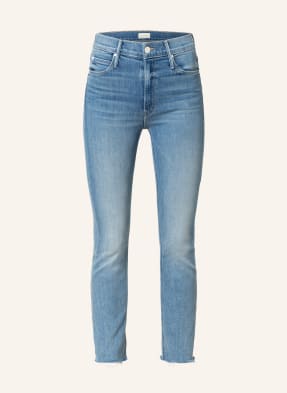 MOTHER Straight Jeans THE MID RISE DAZZLER COP FRAY 