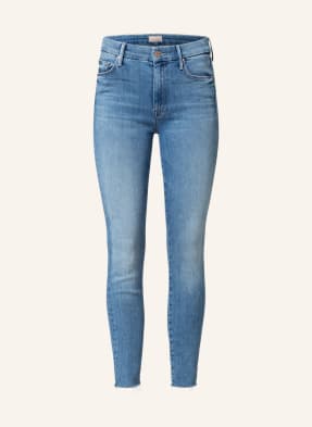 MOTHER Skinny Jeans THE LOOKER ANKLE FRAY 