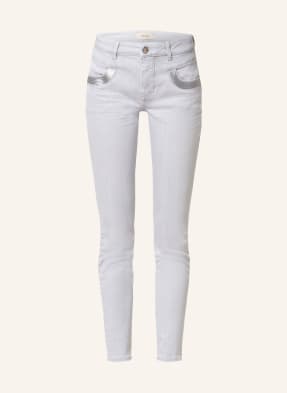 MOS MOSH Skinny Jeans NAOMI SILVER mit Paillettenbesatz