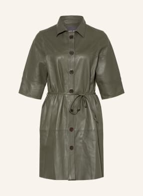 MOS MOSH Hemdblusenkleid BEATRICE aus Leder