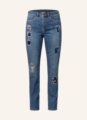 Joseph Ribkoff Destroyed Jeans mit Paillettenbesatz
