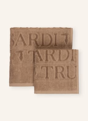 TRUSSARDI Home Zestaw: ręcznik standardowy i ręcznik dla gości OVERLOGO
