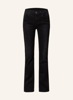 LIU JO Bootcut Jeans mit Schmucksteinbesatz