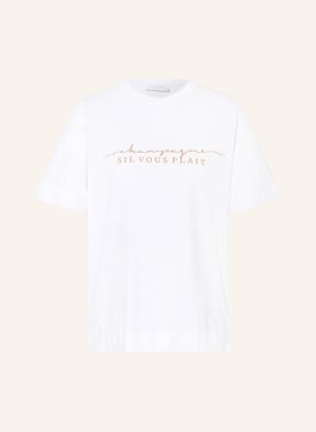 rich&royal T-Shirt mit Schmucksteinbesatz