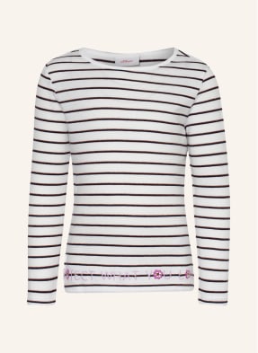 s.Oliver RED Longsleeve mit Stickereien und Glitzergarn